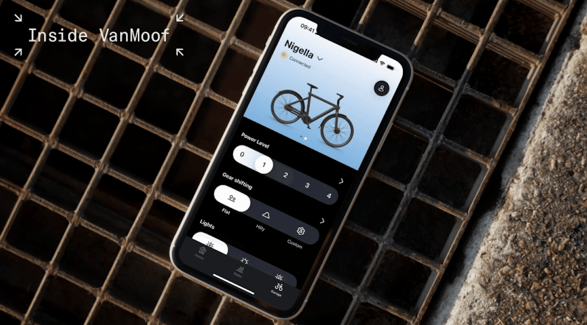 VanMoof app: Garage update